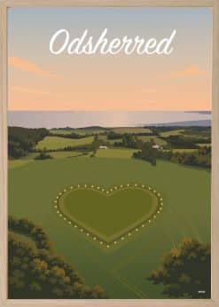 Odsherred Vejrhøj-hjertet Plakat