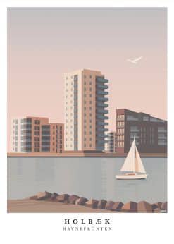 Holbæk Havnefront Plakat