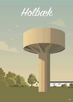 Holbæk Vandtårn Plakat
