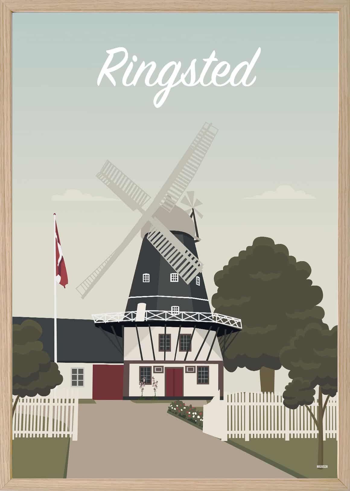 Ringsted Vindmølle Plakat