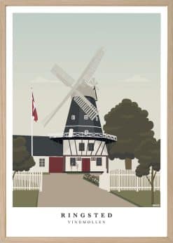 Ringsted Vindmølle Plakat