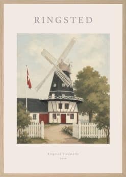 Ringsted Vindmølle Plakat