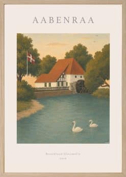 Aabenraa Brundlund Slotsmølle Plakat