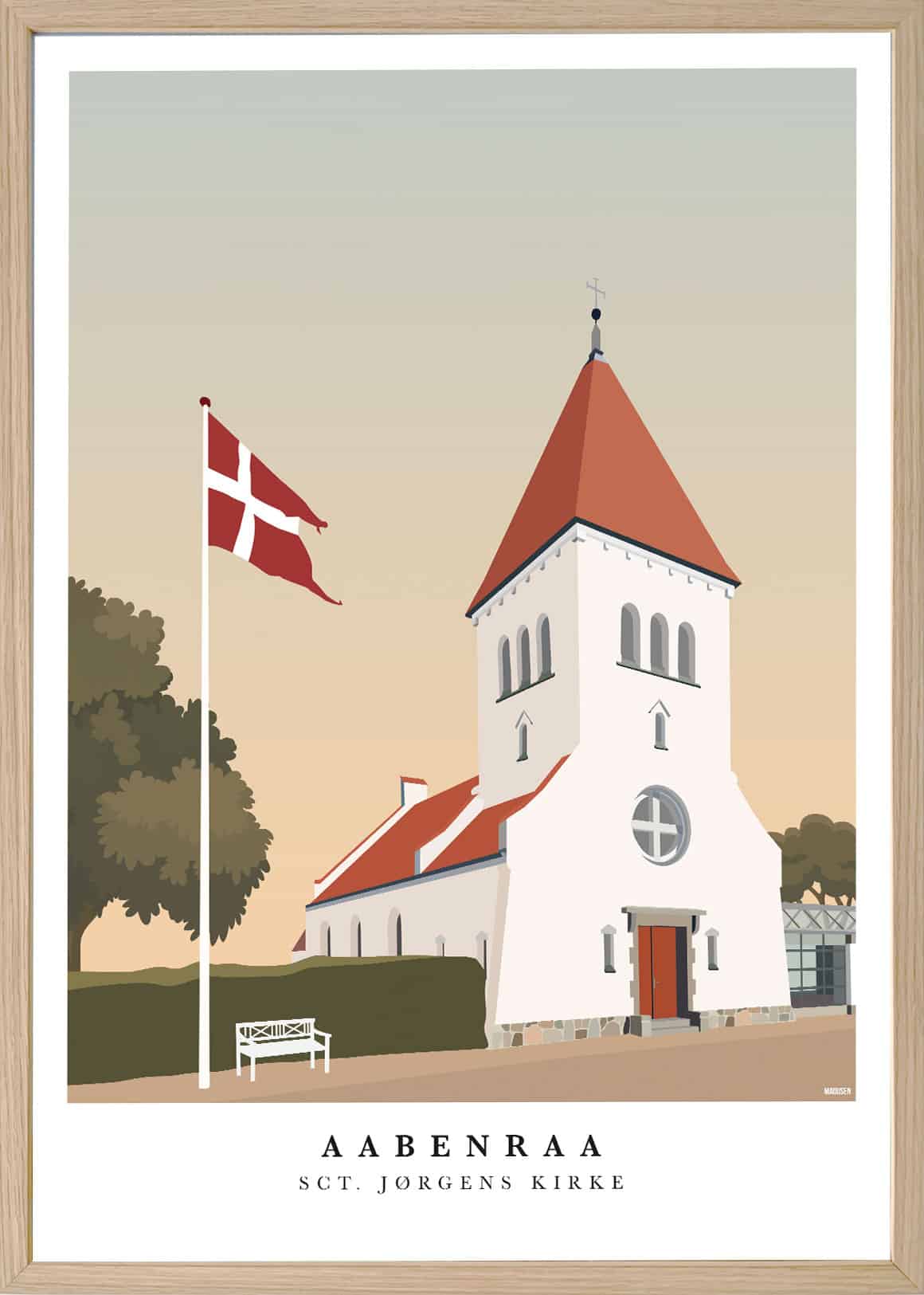Aabenraa Sct. Jørgens Kirke Plakat