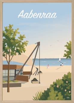 Aabenraa Strand Plakat