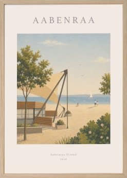 Aabenraa Strand Plakat