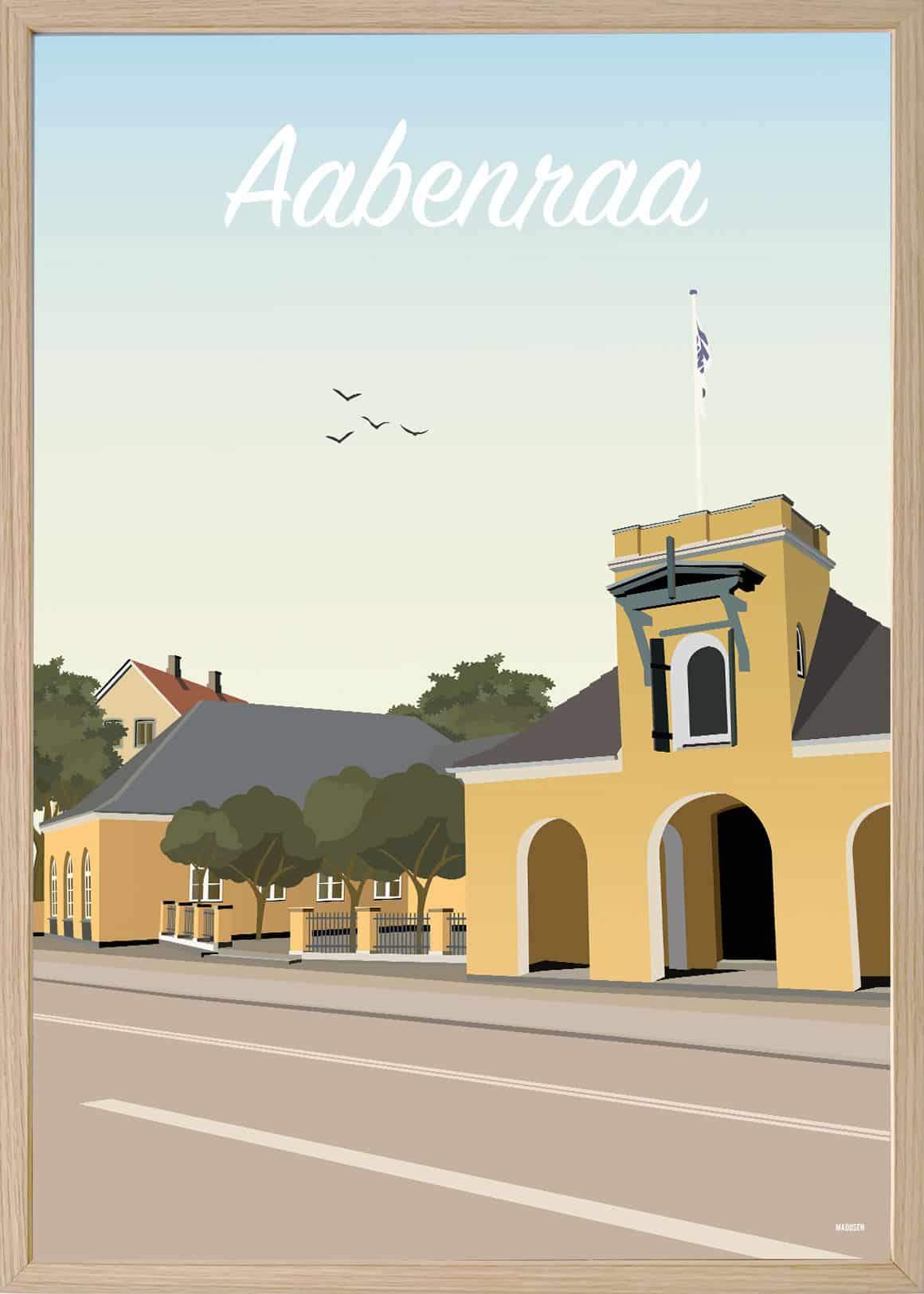 Aabenraa Toldboden Plakat