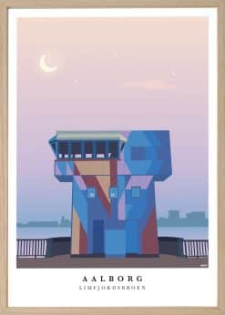 Aalborg Limfjordsbroen Plakat