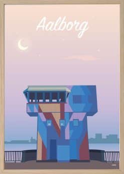 Aalborg Limfjordsbroen Plakat