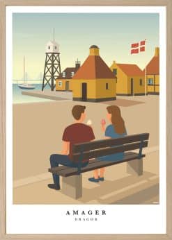 Amager Dragør Havn Plakat