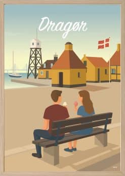 Amager Dragør Havn Plakat