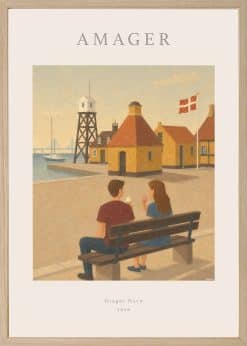Amager Dragør Havn Plakat