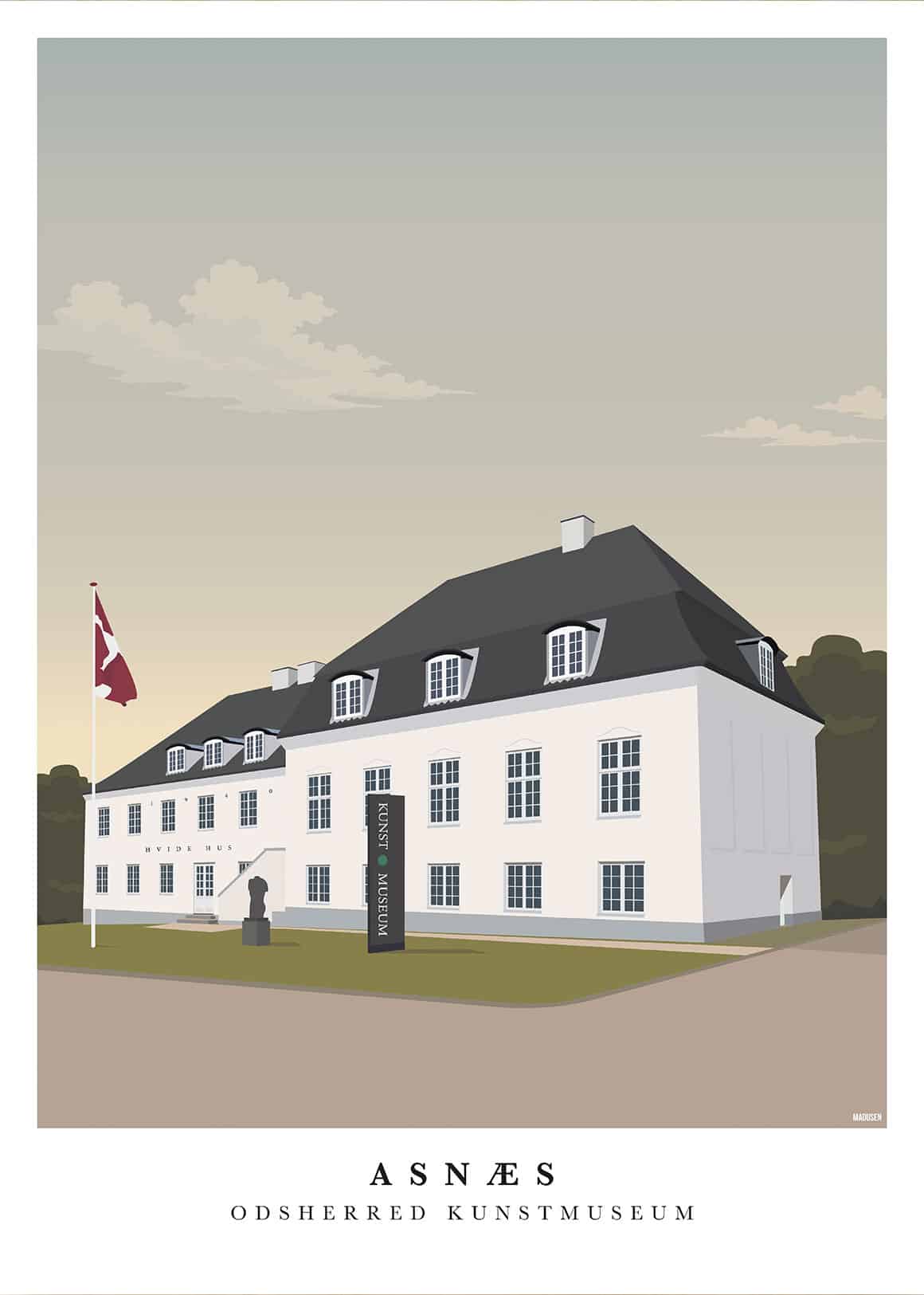 Asnæs Odsherred Kunstmuseum Plakat
