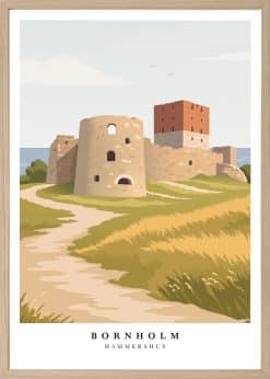 Bornholm Hammershus Plakat