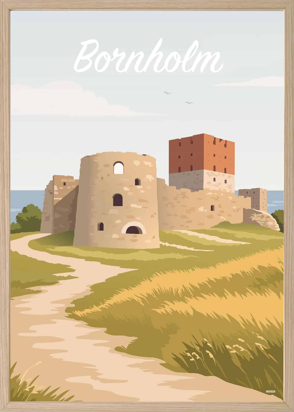 Bornholm Hammershus Plakat