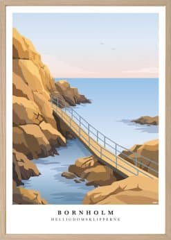 Bornholm Helligdomsklipperne Plakat