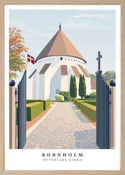 Bornholm Østerlars Kirke Plakat