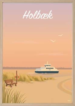 Holbæk Strand Plakat