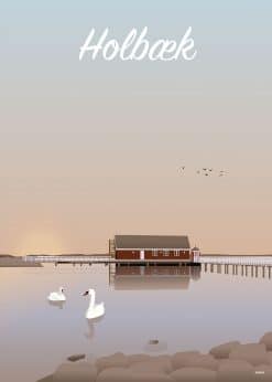 Holbæk Søbadet Venedig II Plakat