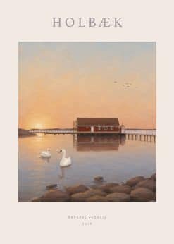 Holbæk Søbadet Venedig II Plakat