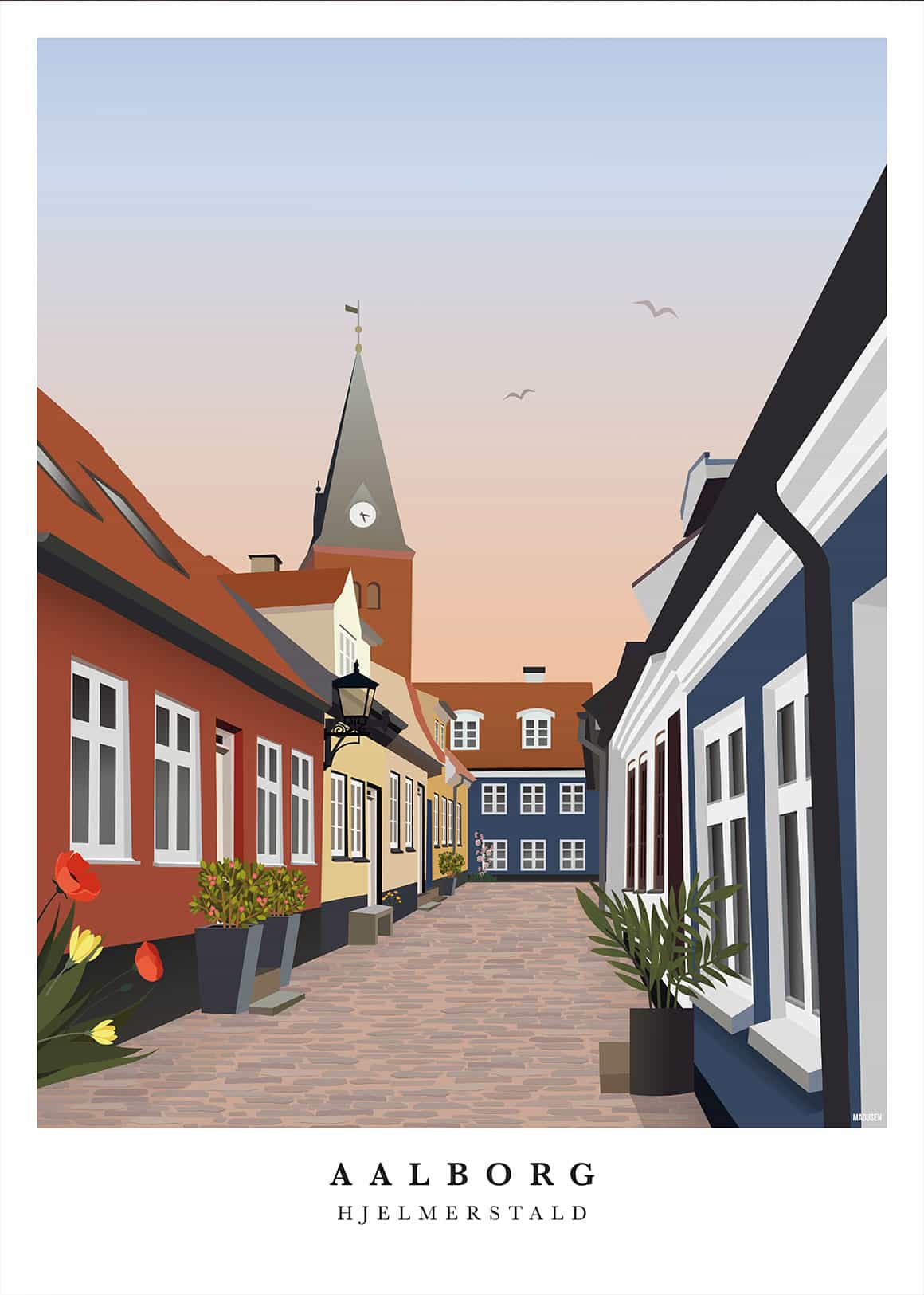 Aalborg Hjelmerstald Plakat