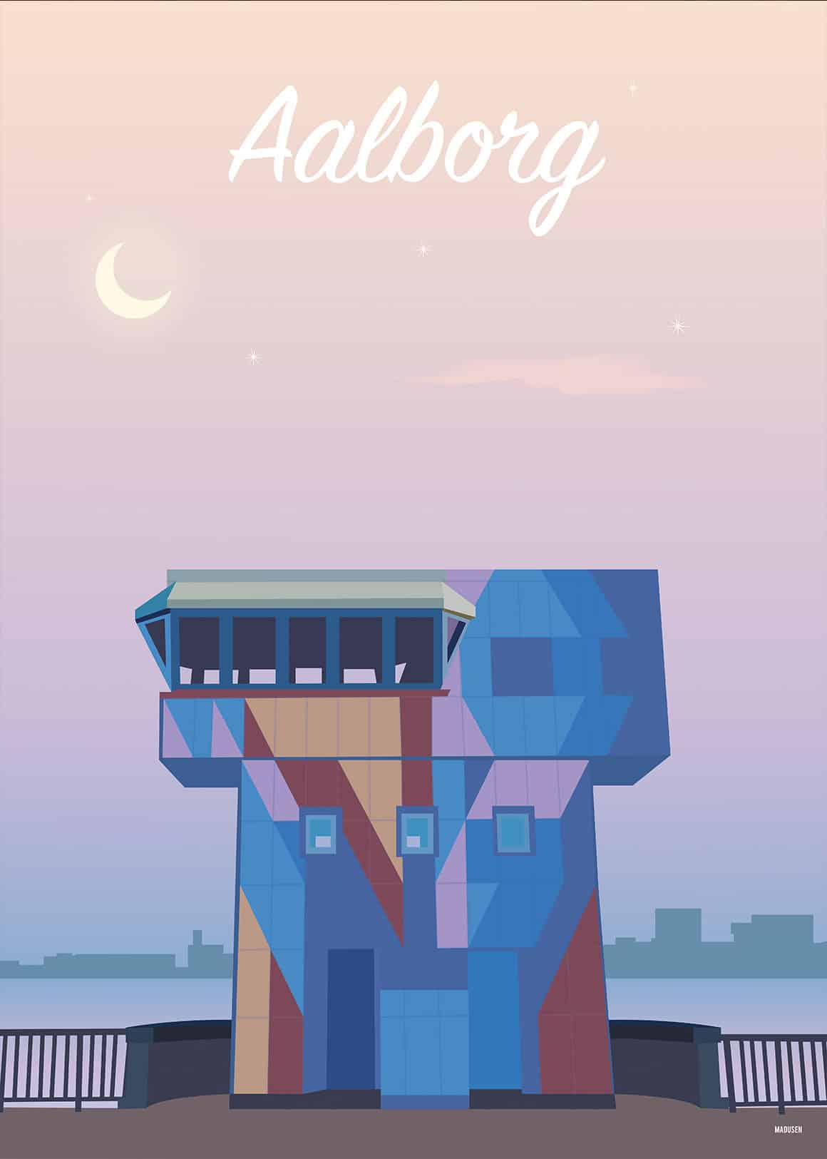 Aalborg Limfjordsbroen Plakat