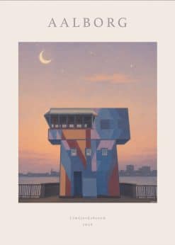 Aalborg Limfjordsbroen Plakat