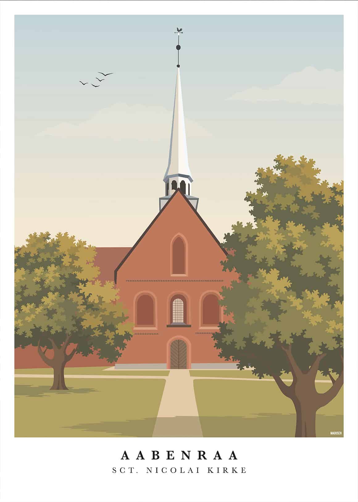 Aabenraa Sct. Nicolai Kirke Plakat