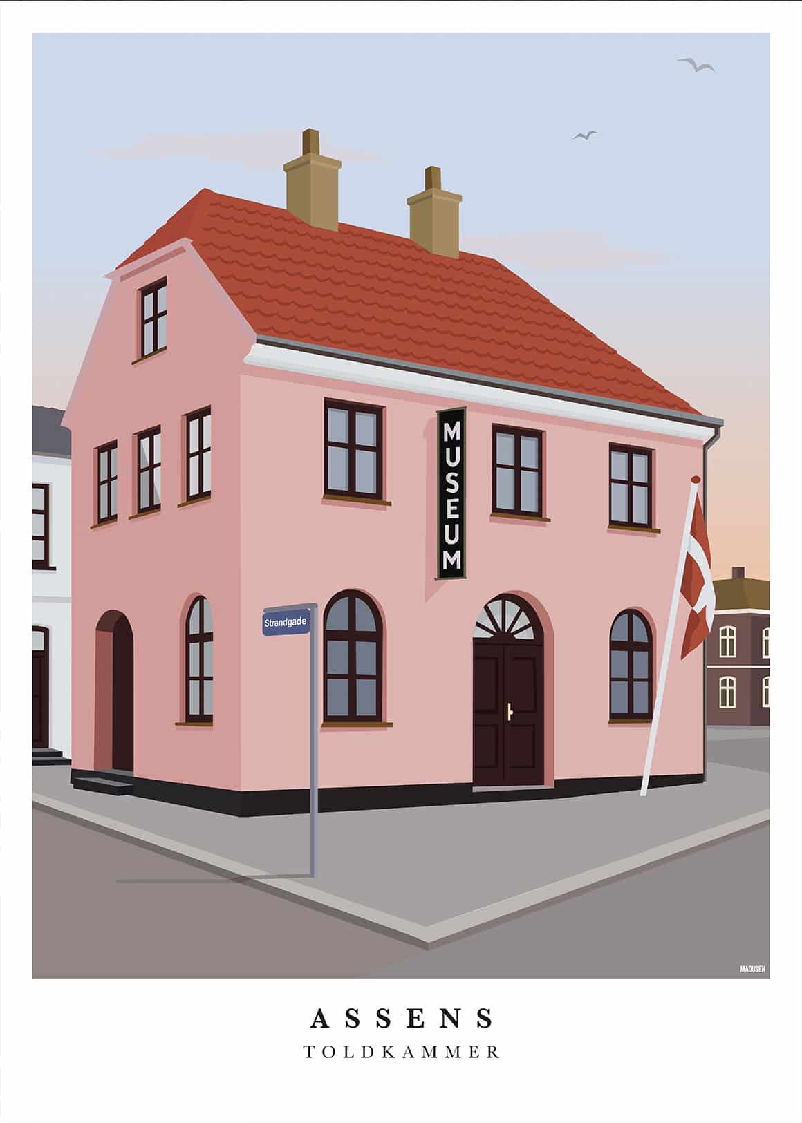 Assens Toldkammer Plakat