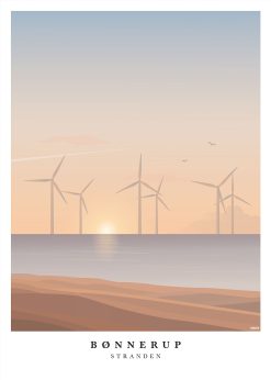 Bønnerup Strand Plakat