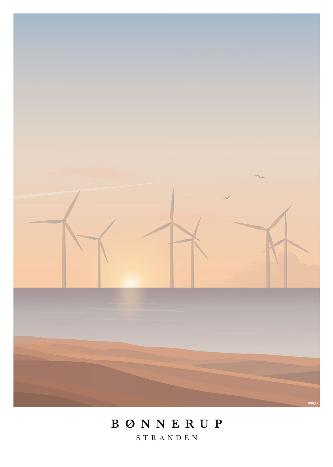 Bønnerup Strand Plakat