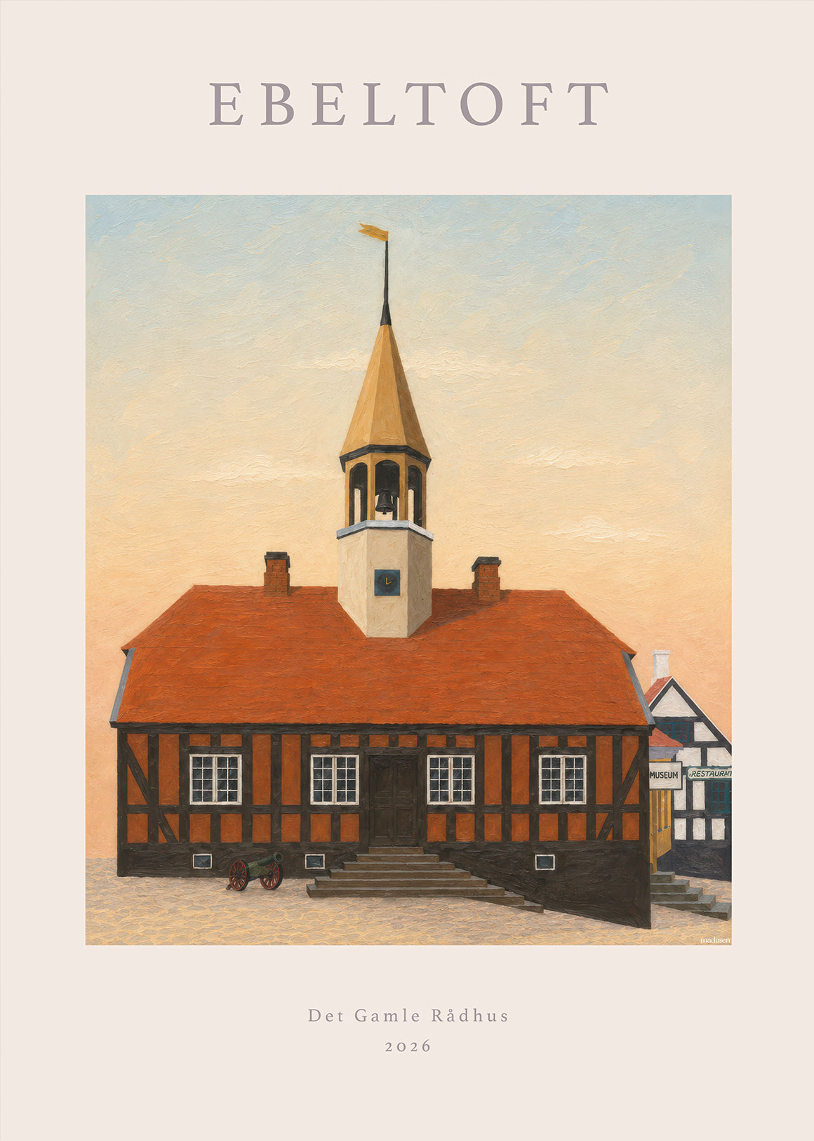 Ebeltoft Det Gamle Rådhus Plakat
