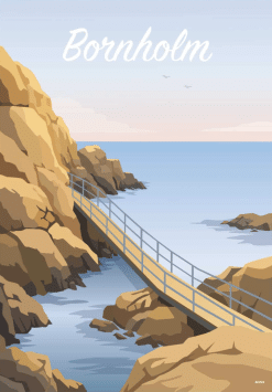Bornholm Helligdomsklipperne Plakat