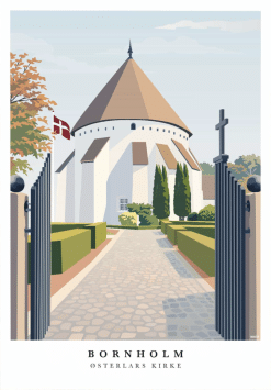 Bornholm Østerlars Kirke Plakat