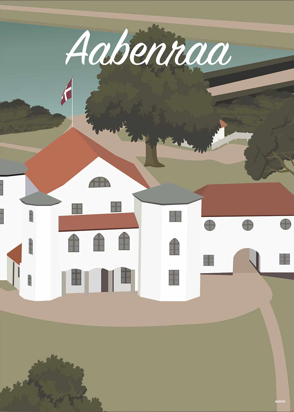 Aabenraa Brundlund Slot Plakat