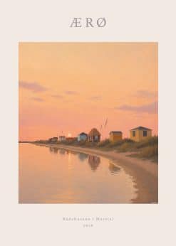 Ærø Marstal Badehuse Plakat