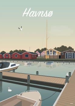 Havnsø Havn Plakat