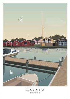Havnsø Havn Plakat