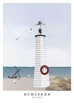 Humlebæk Havn Plakat