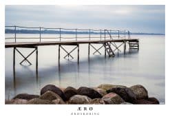 Ærø Ærøskøbing Badebro Plakat