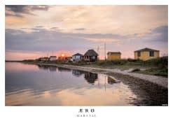 Ærø Marstal Badehuse Plakat