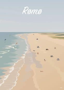 Rømø Lakolk Strand Plakat