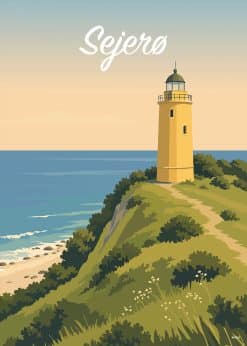 Sejerø Fyr Plakat