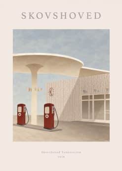Skovshoved Tankstation Plakat